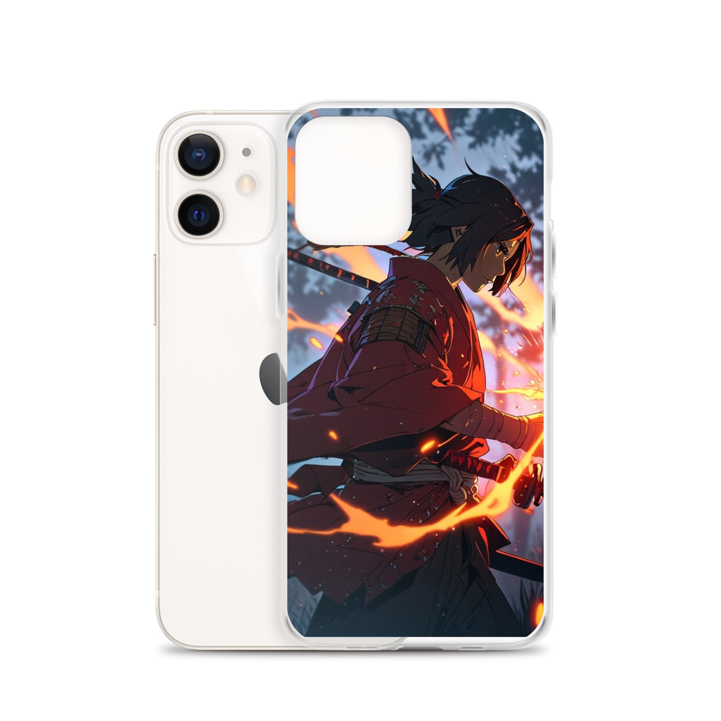 Fire samurai Clear Case for iPhone®