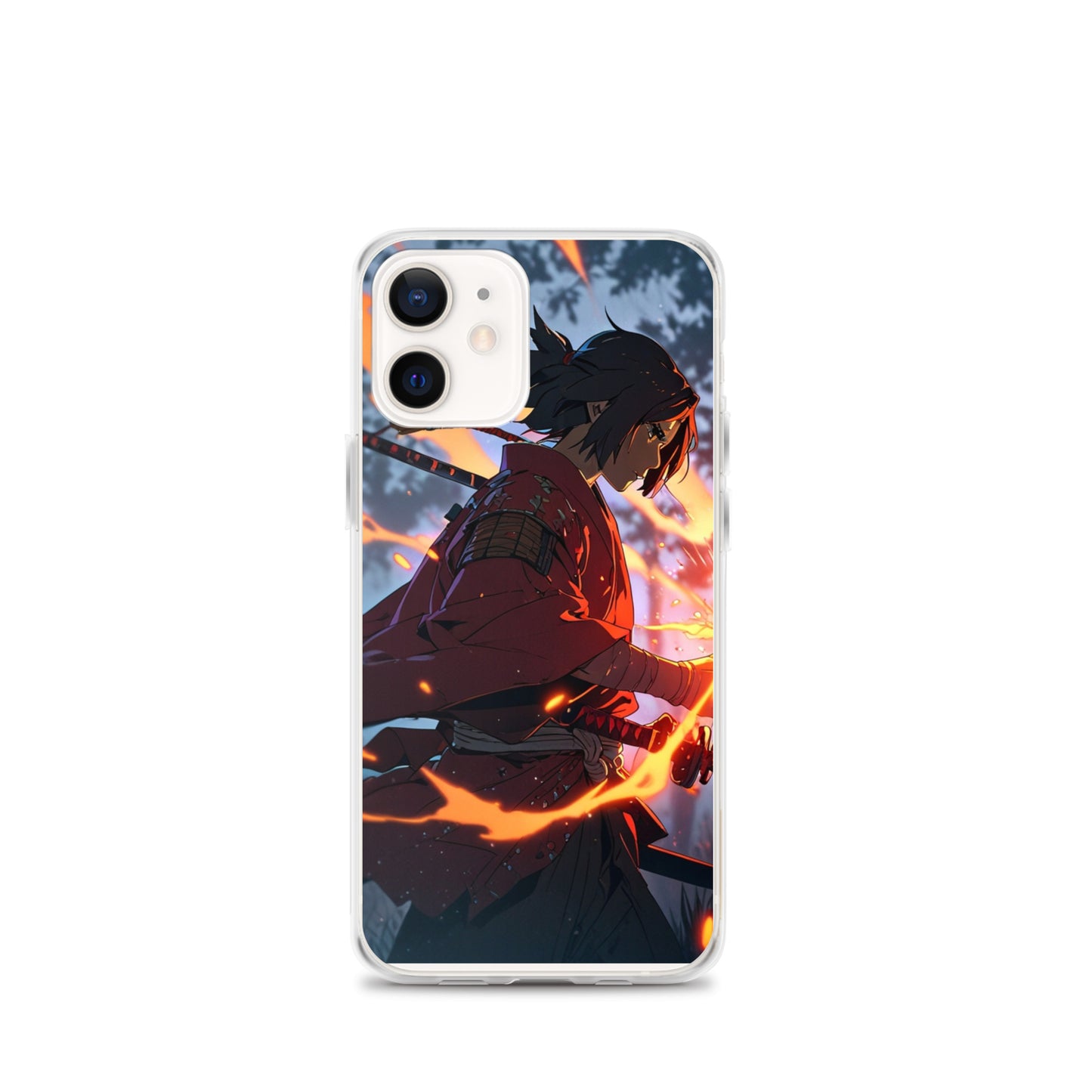 Fire samurai Clear Case for iPhone®