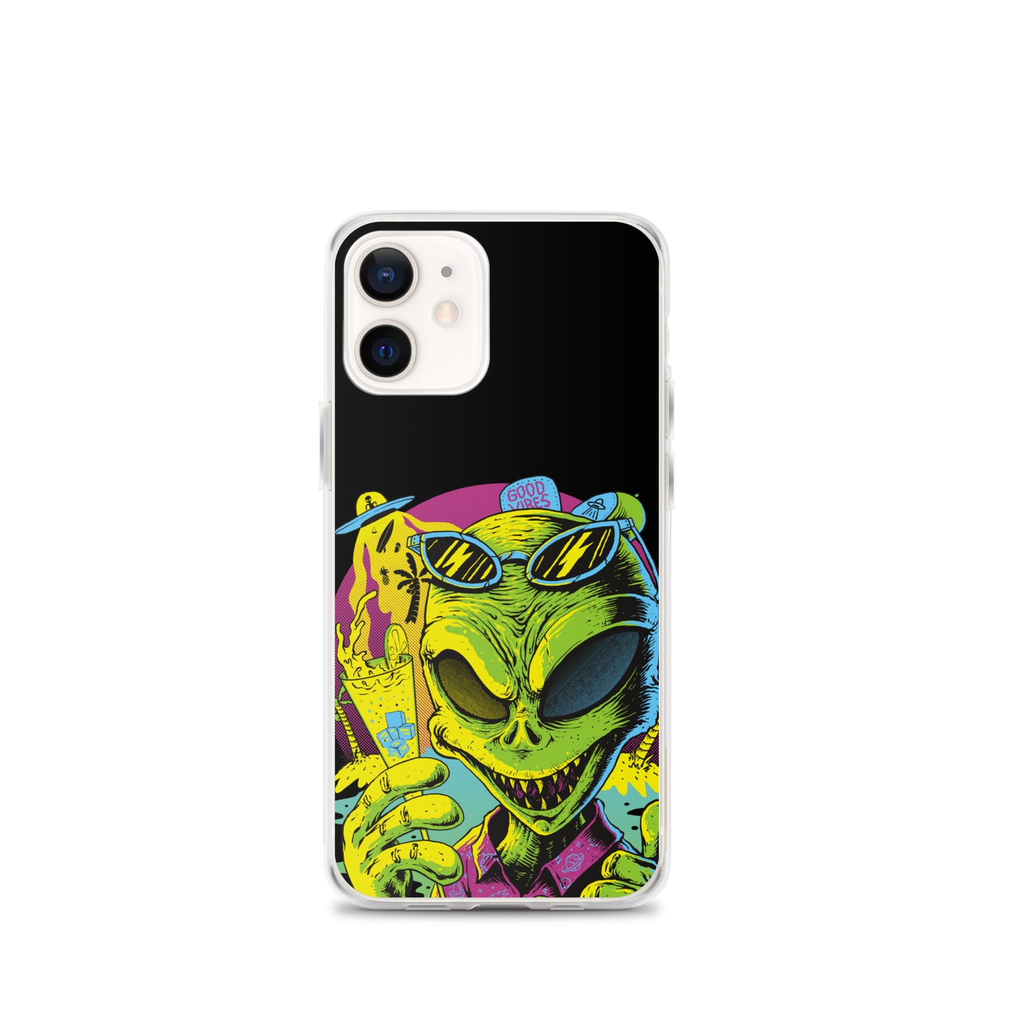 Cool Alien Clear Case for iPhone®