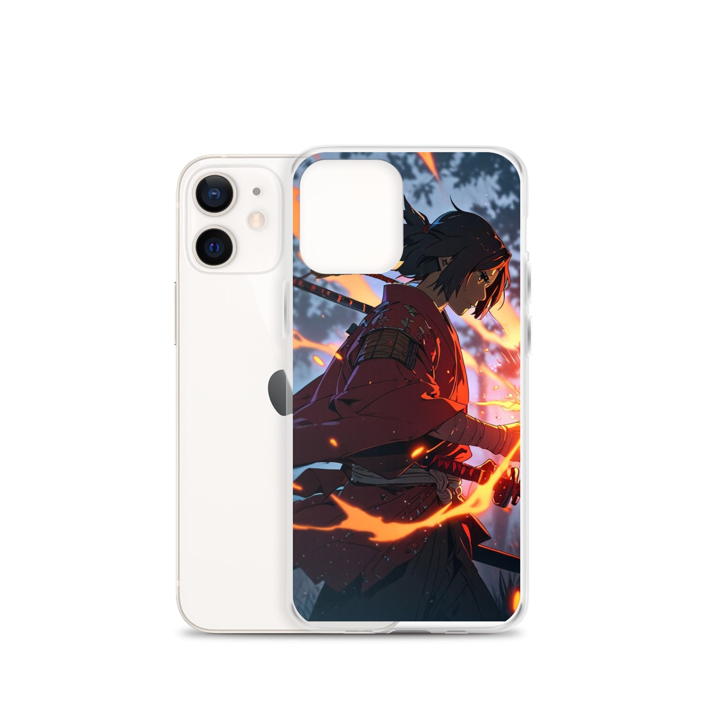 Fire samurai Clear Case for iPhone®