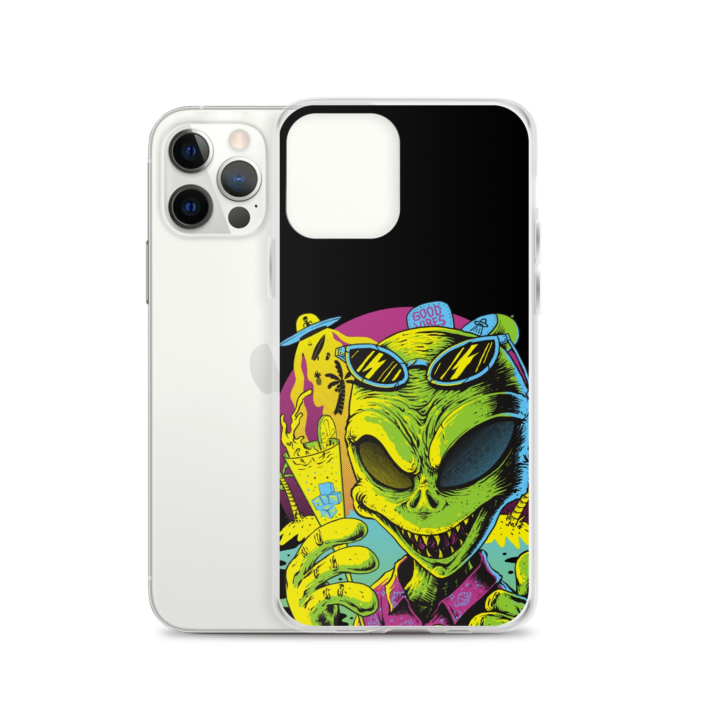 Cool Alien Clear Case for iPhone®