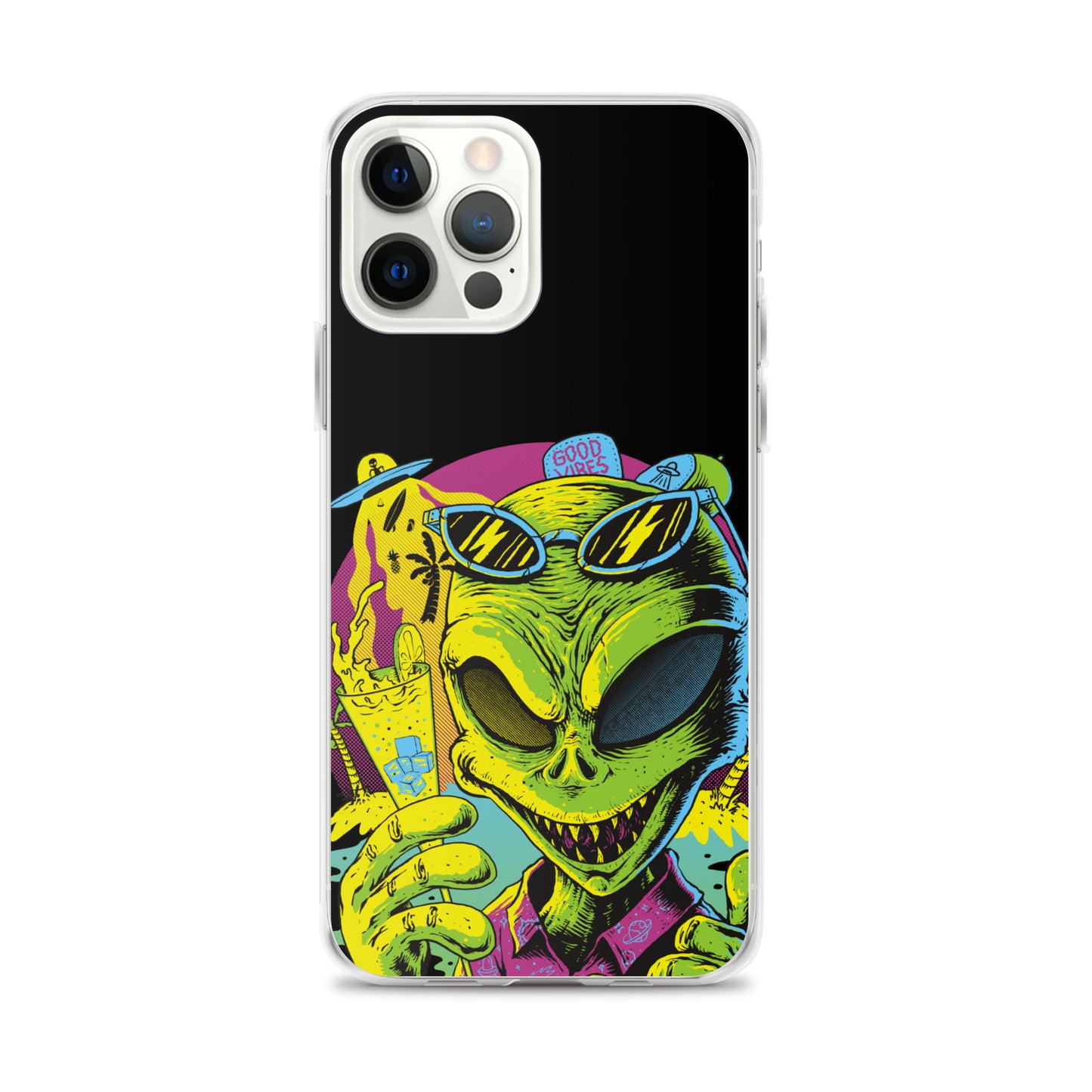 Cool Alien Clear Case for iPhone®