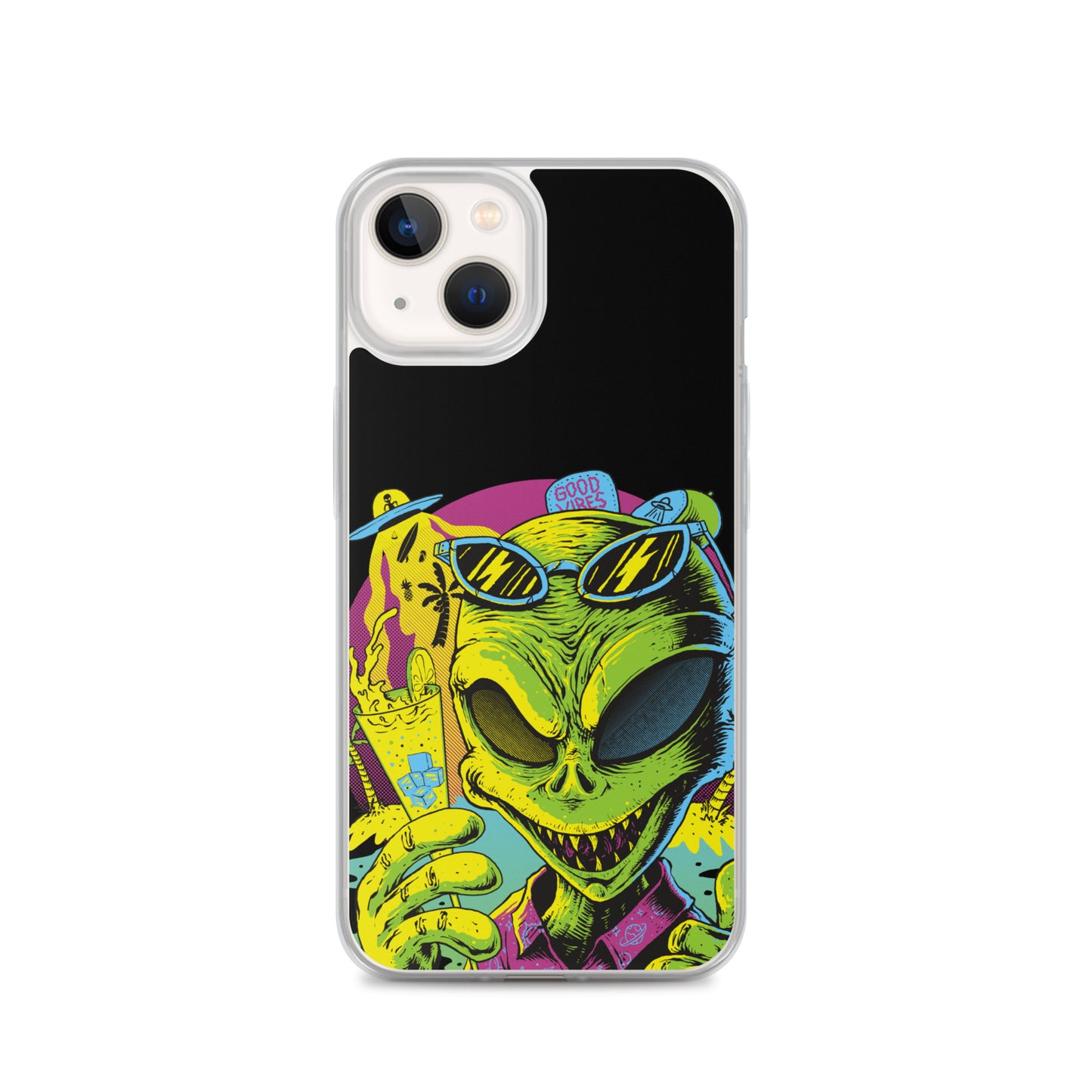 Cool Alien Clear Case for iPhone®