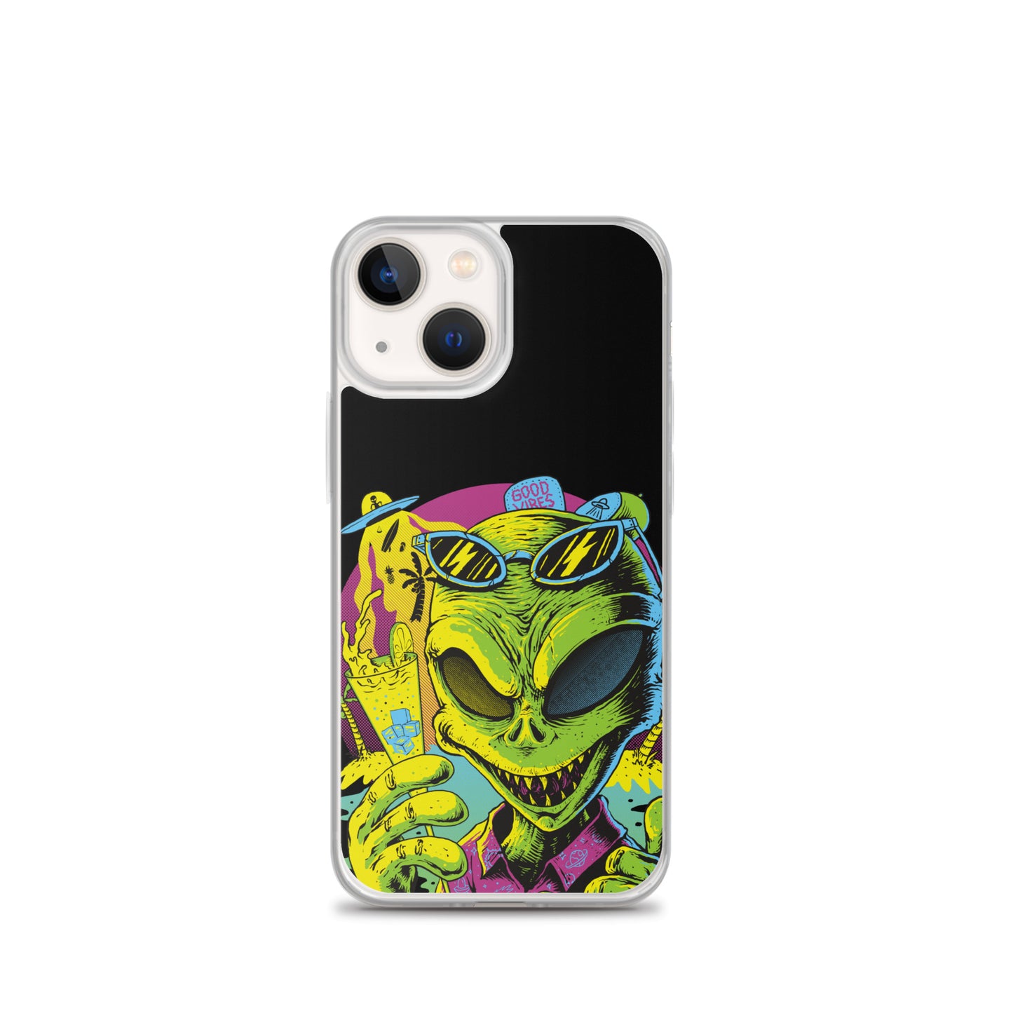 Cool Alien Clear Case for iPhone®