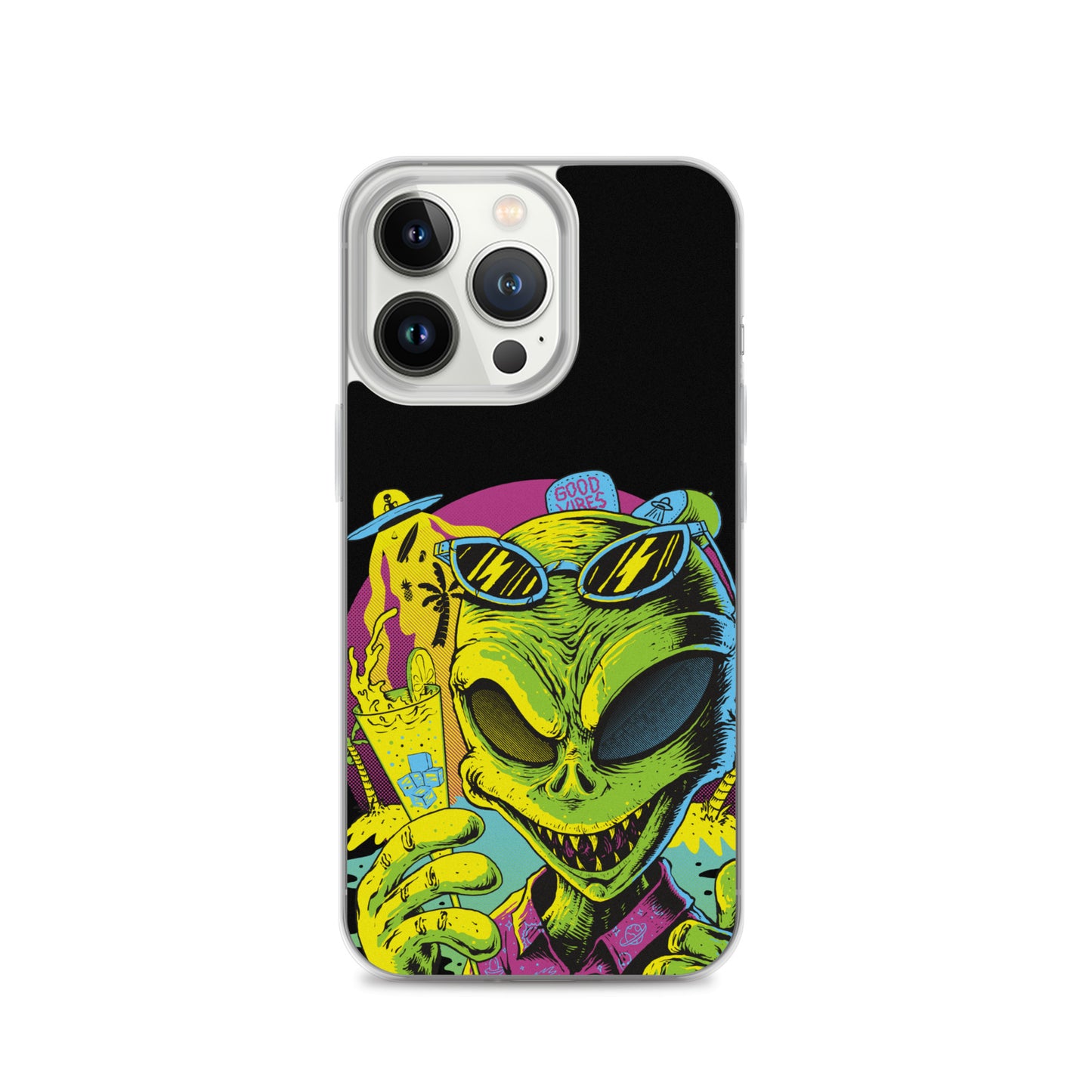 Cool Alien Clear Case for iPhone®