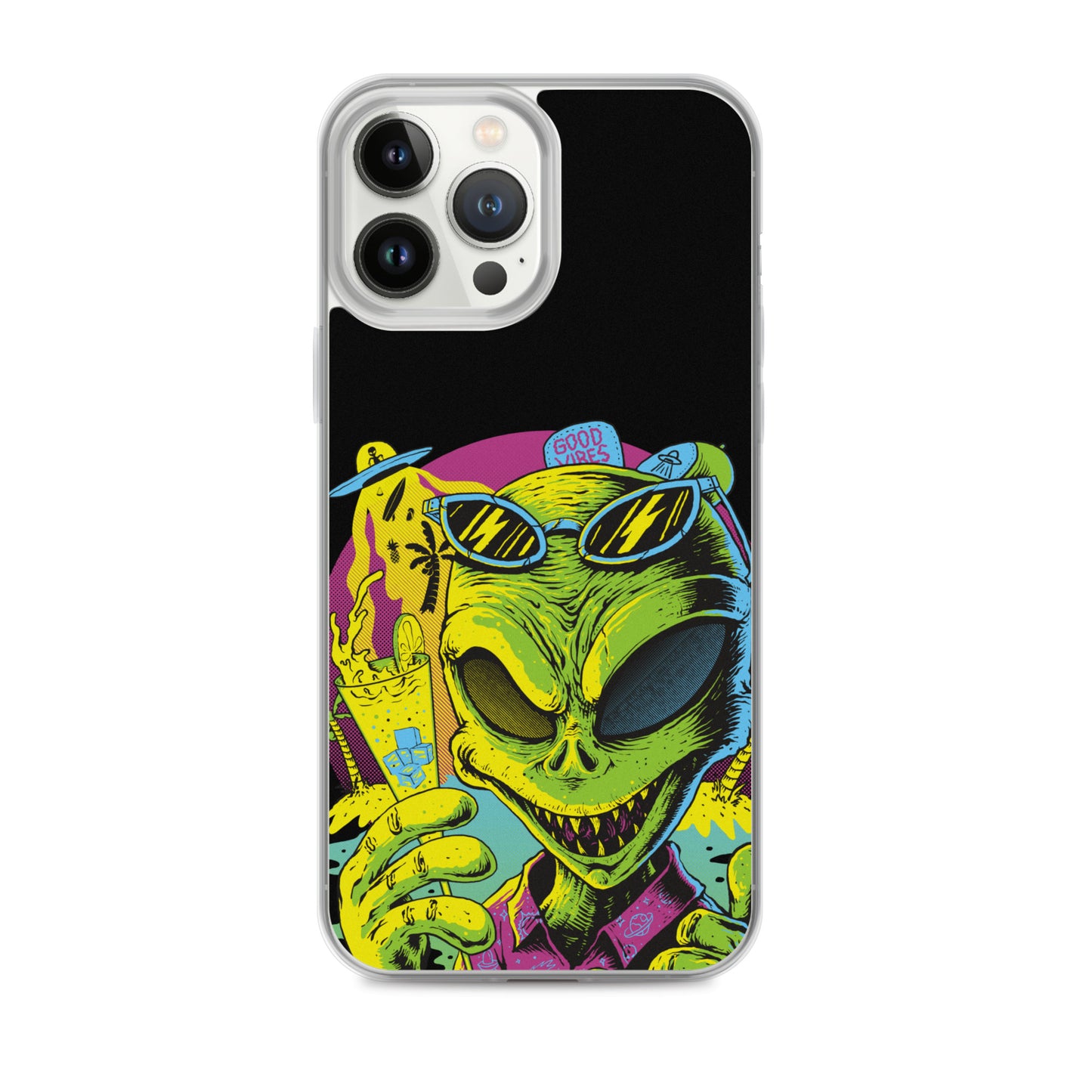 Cool Alien Clear Case for iPhone®