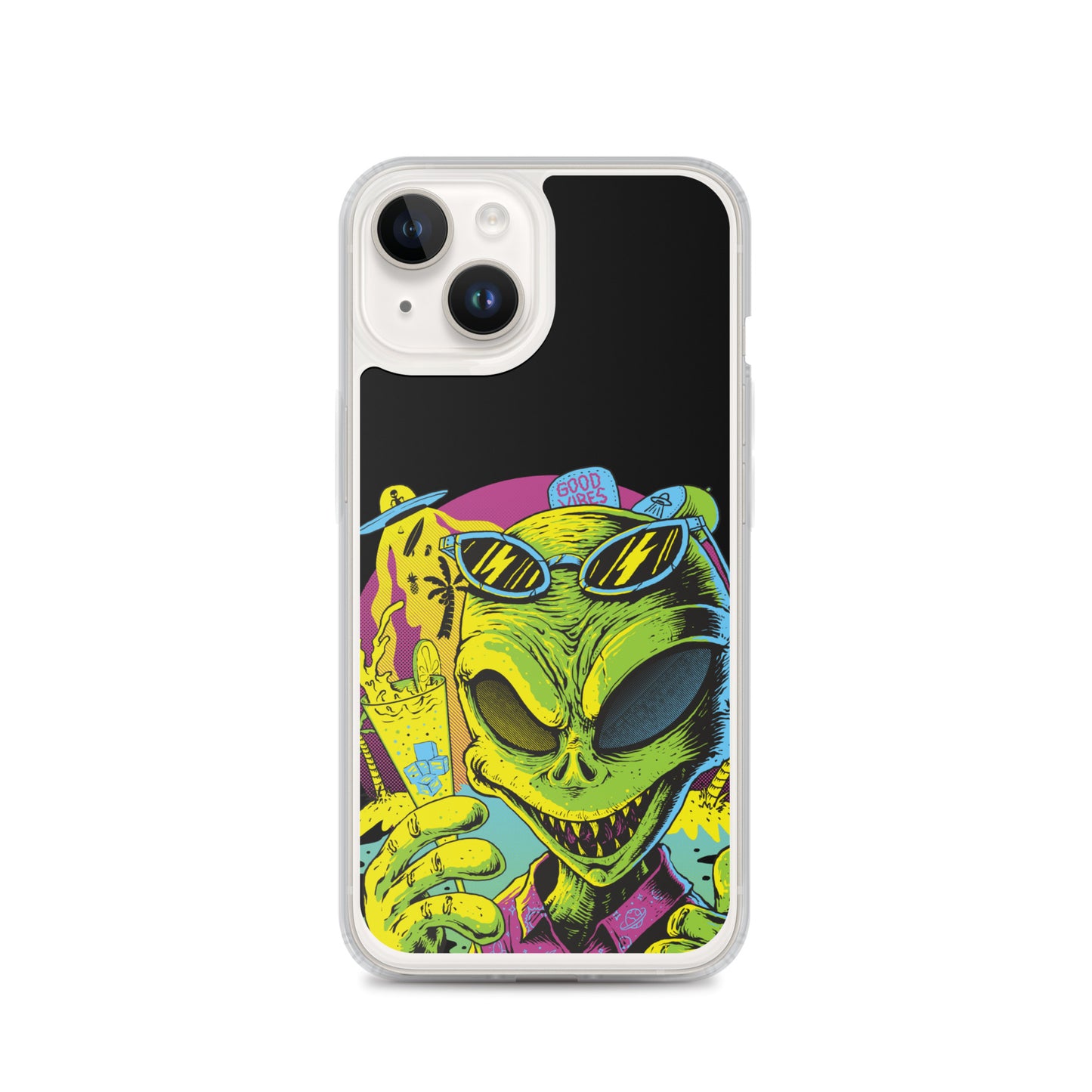 Cool Alien Clear Case for iPhone®