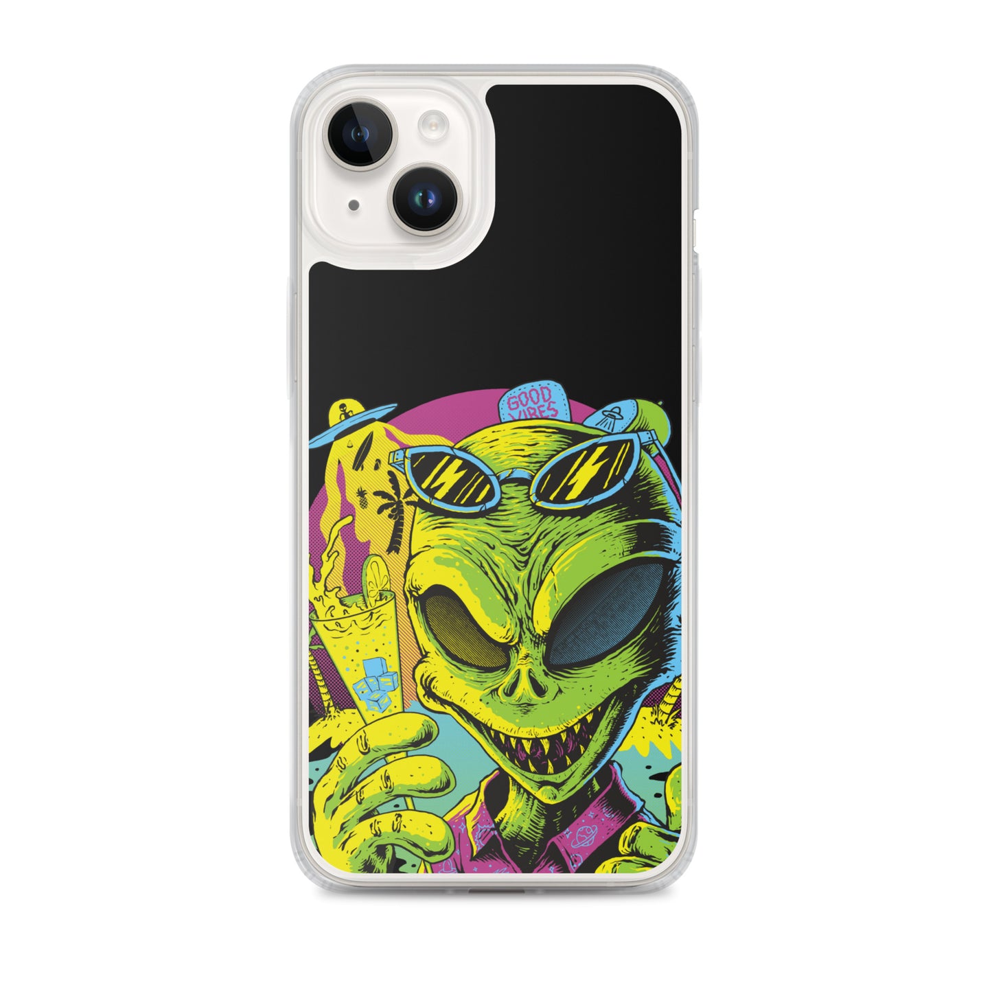 Cool Alien Clear Case for iPhone®