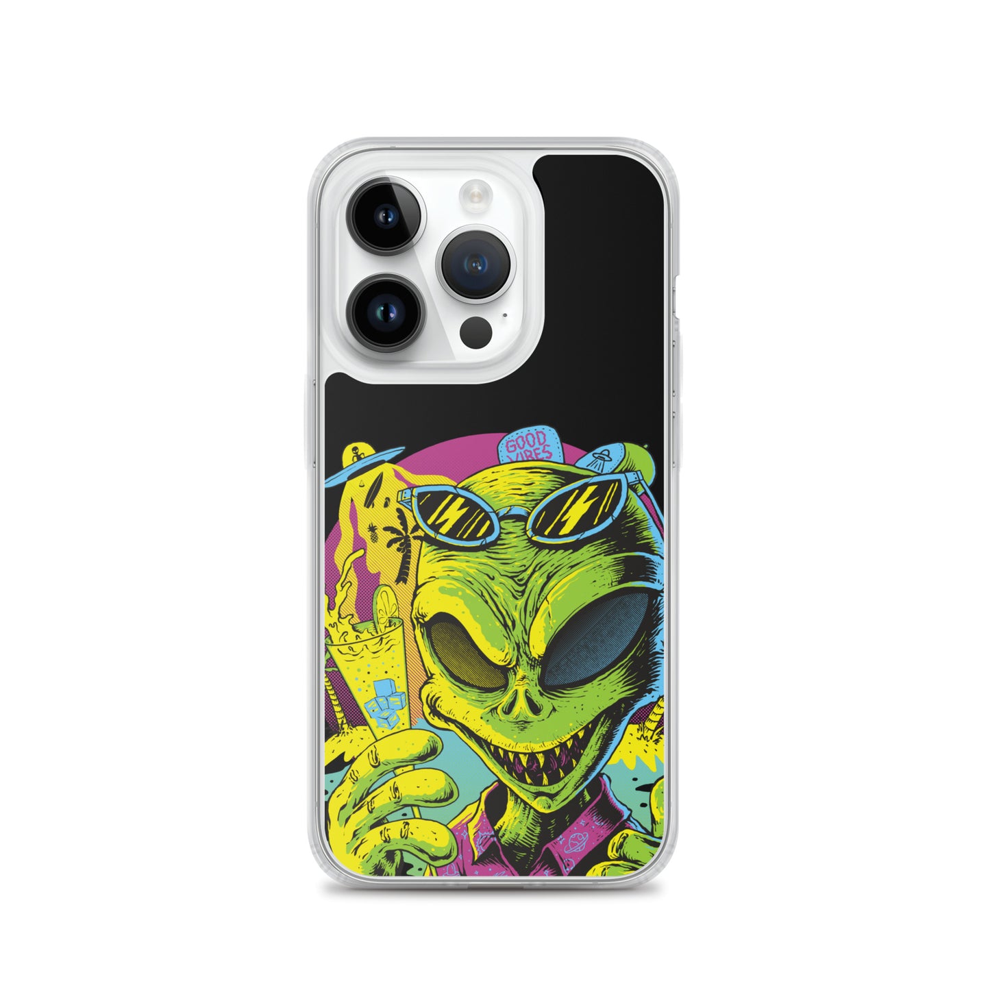 Cool Alien Clear Case for iPhone®