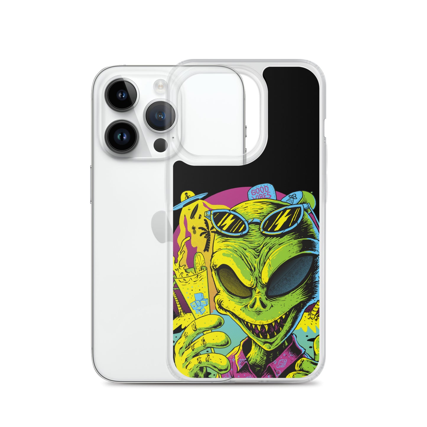 Cool Alien Clear Case for iPhone®