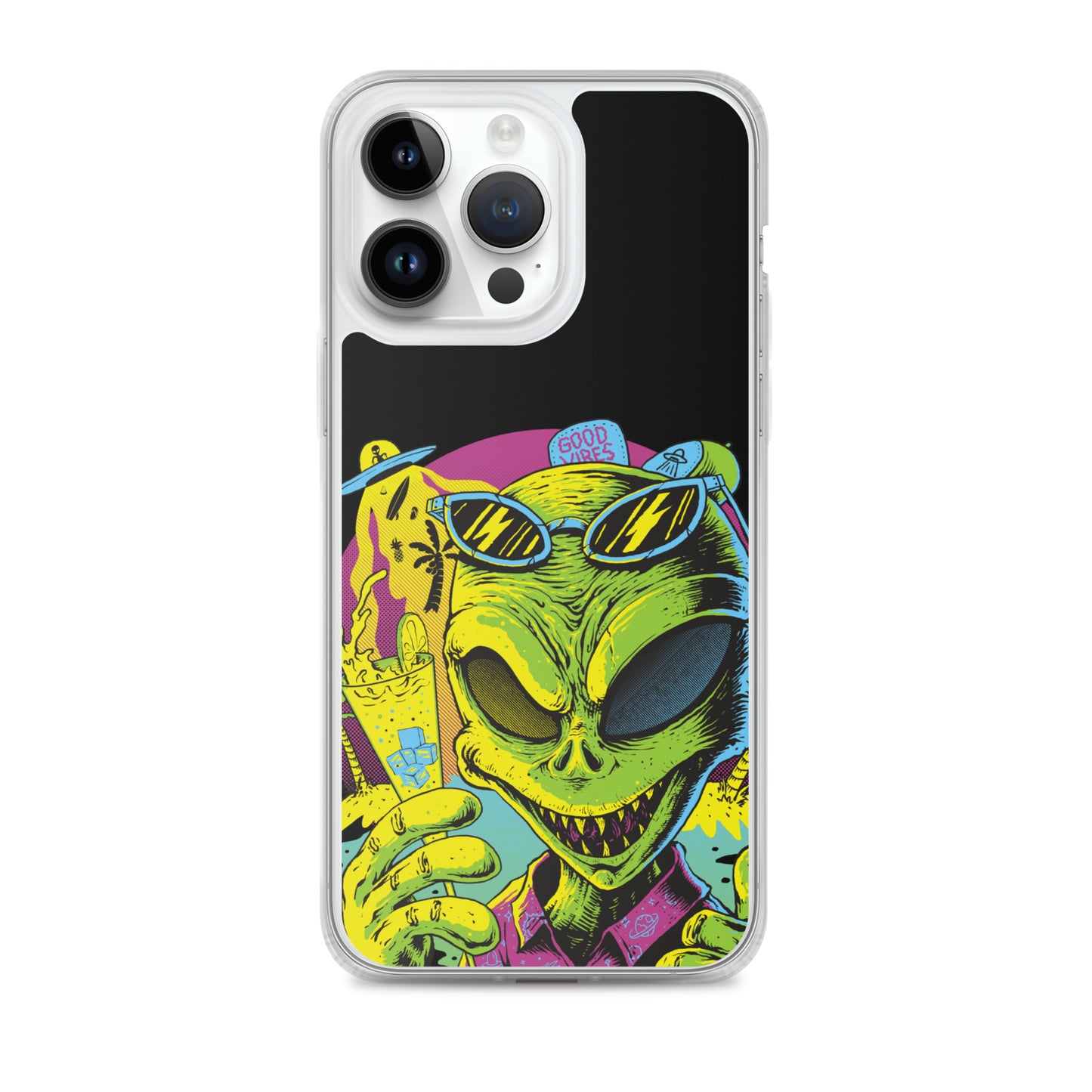 Cool Alien Clear Case for iPhone®