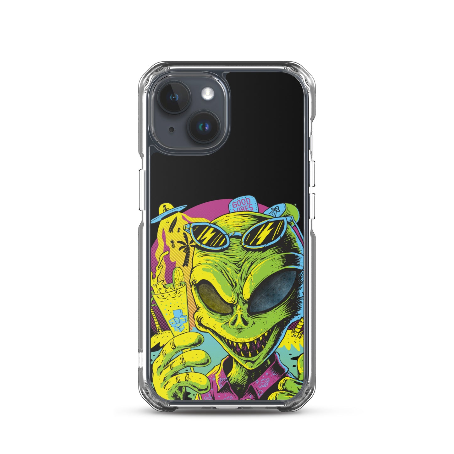 Cool Alien Clear Case for iPhone®