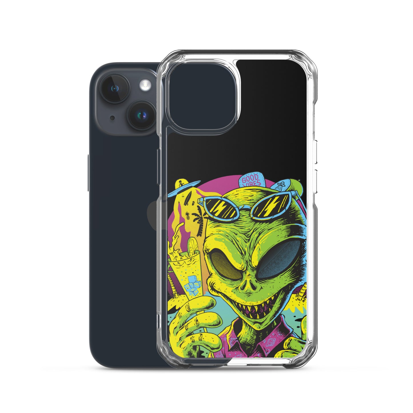 Cool Alien Clear Case for iPhone®
