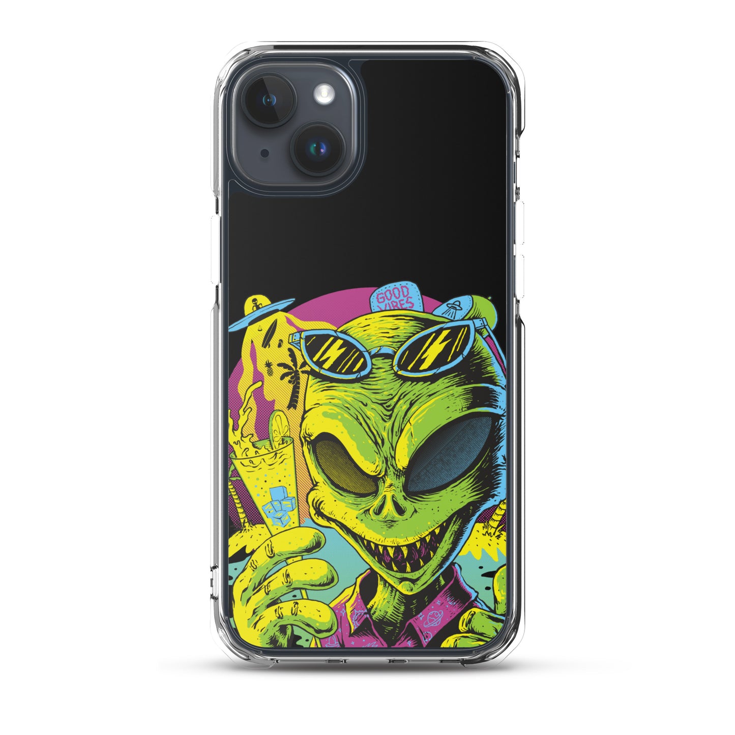 Cool Alien Clear Case for iPhone®