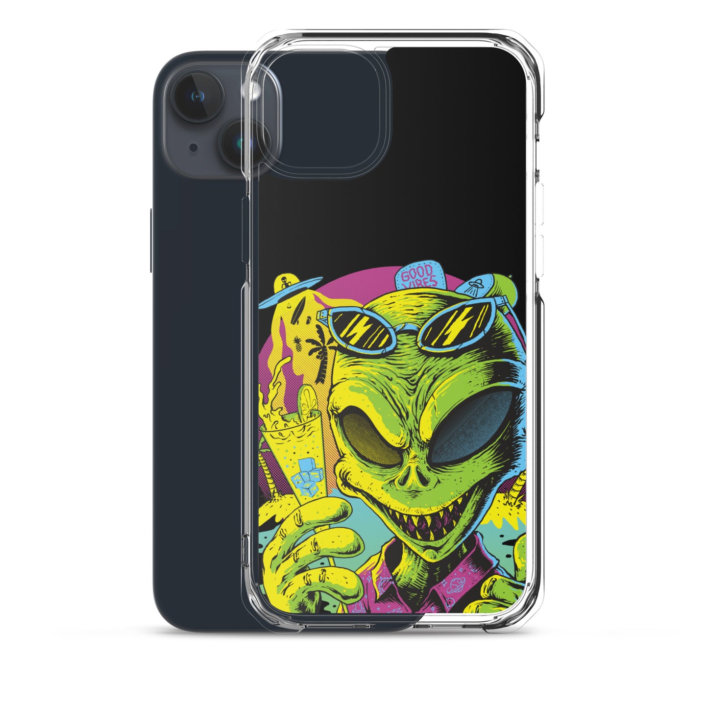 Cool Alien Clear Case for iPhone®