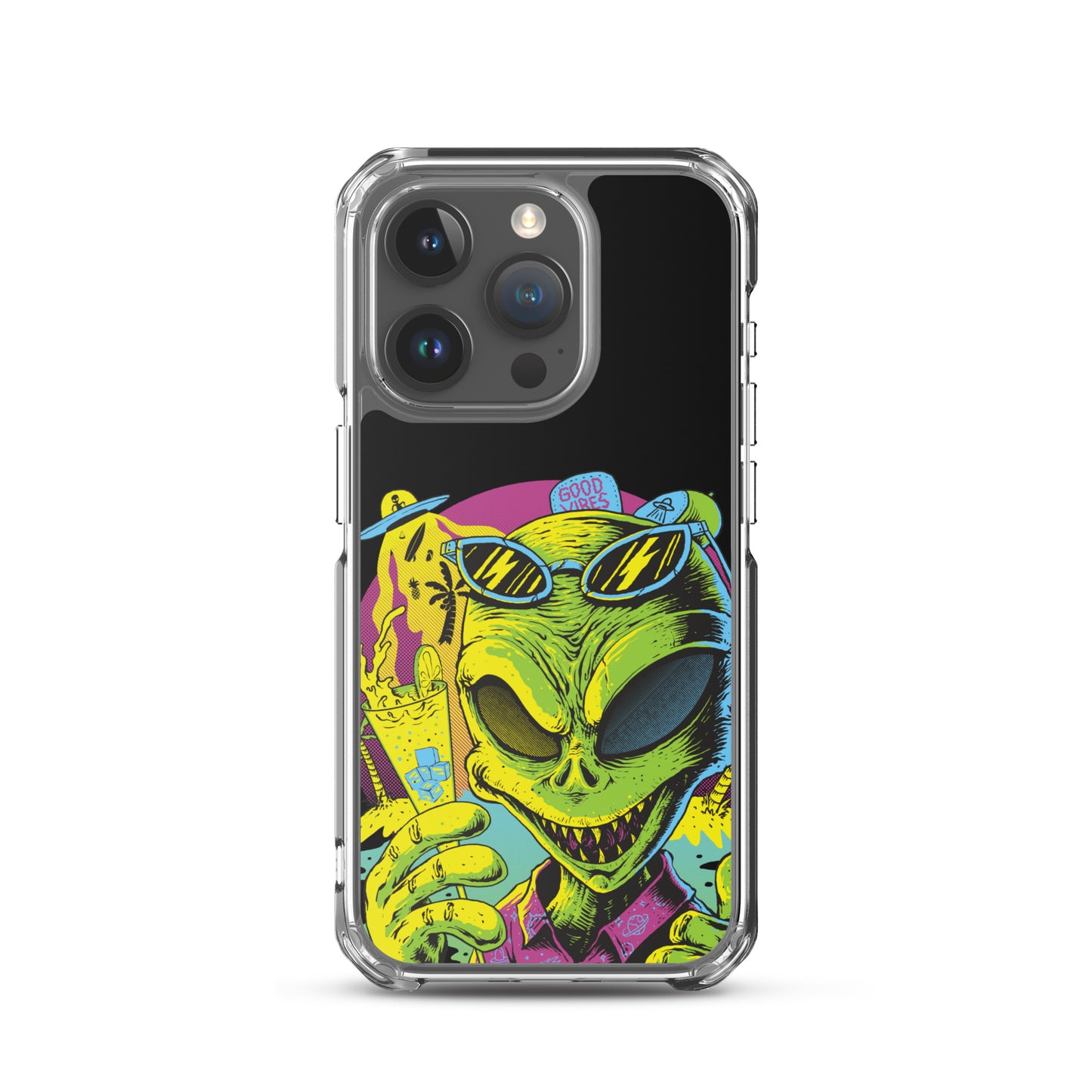 Cool Alien Clear Case for iPhone®