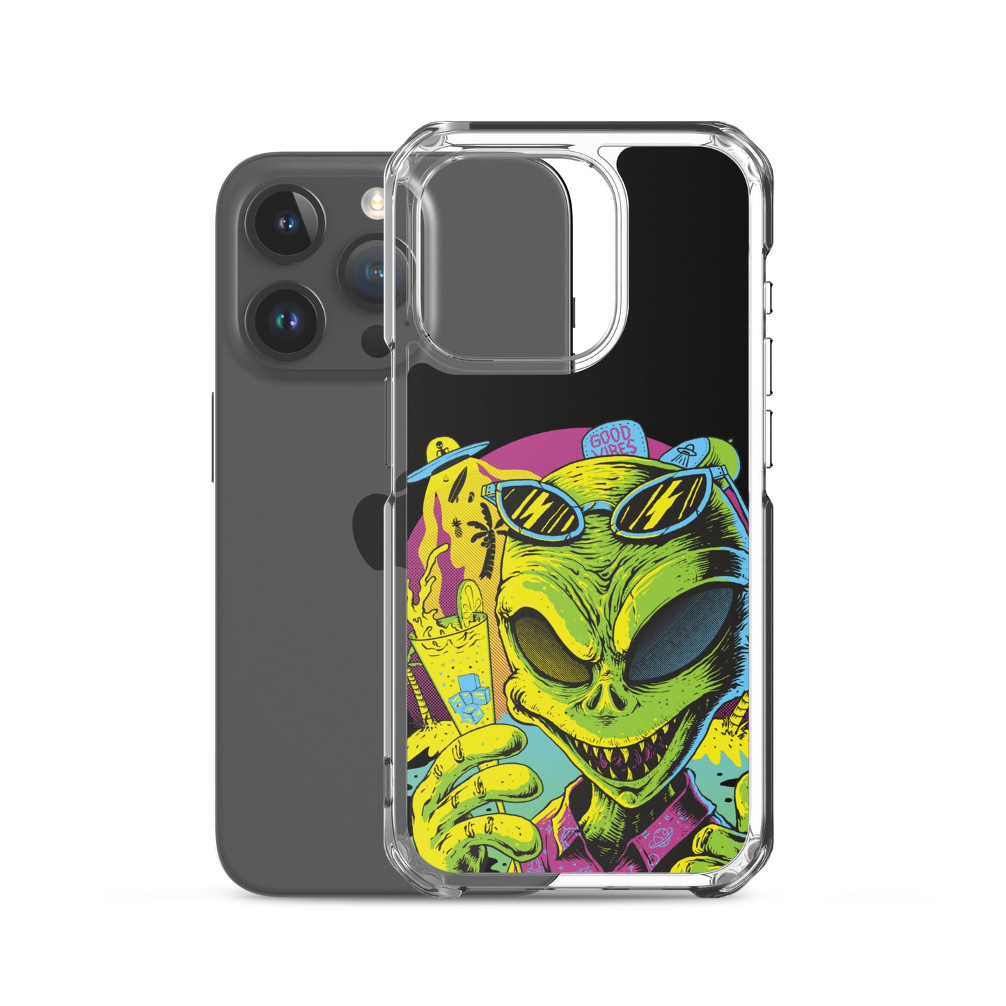 Cool Alien Clear Case for iPhone®