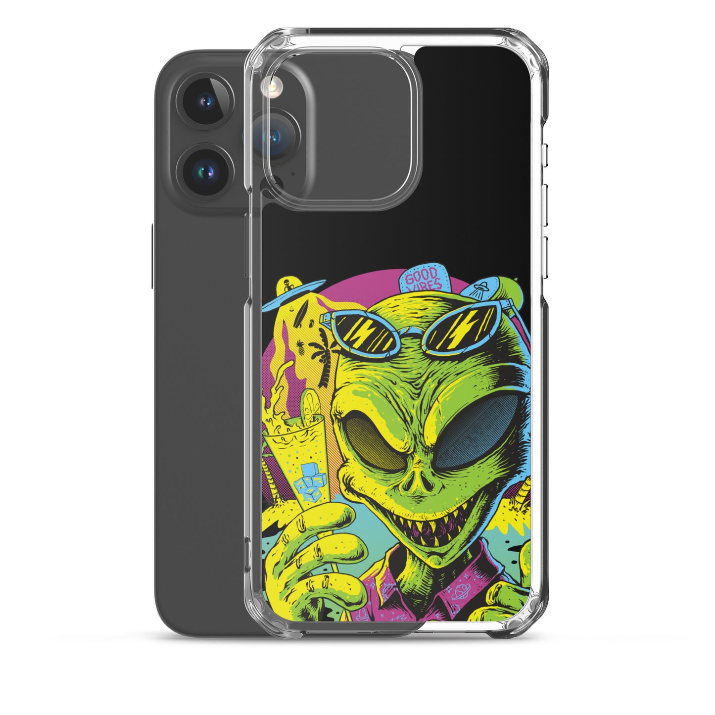 Cool Alien Clear Case for iPhone®