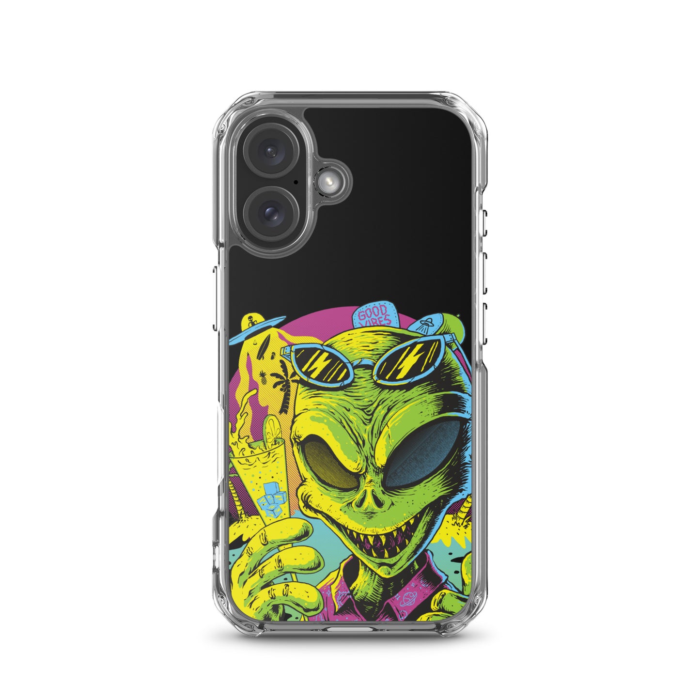 Cool Alien Clear Case for iPhone®