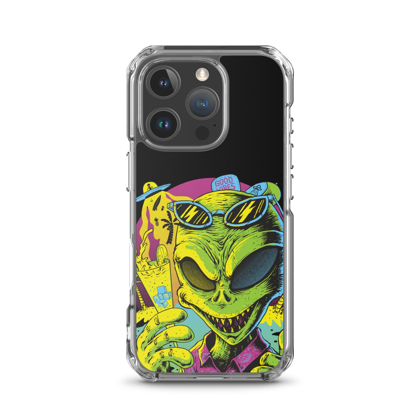 Cool Alien Clear Case for iPhone®