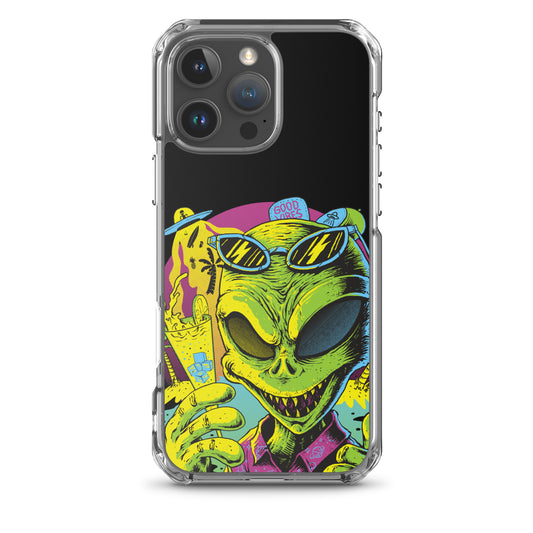 Cool Alien Clear Case for iPhone®