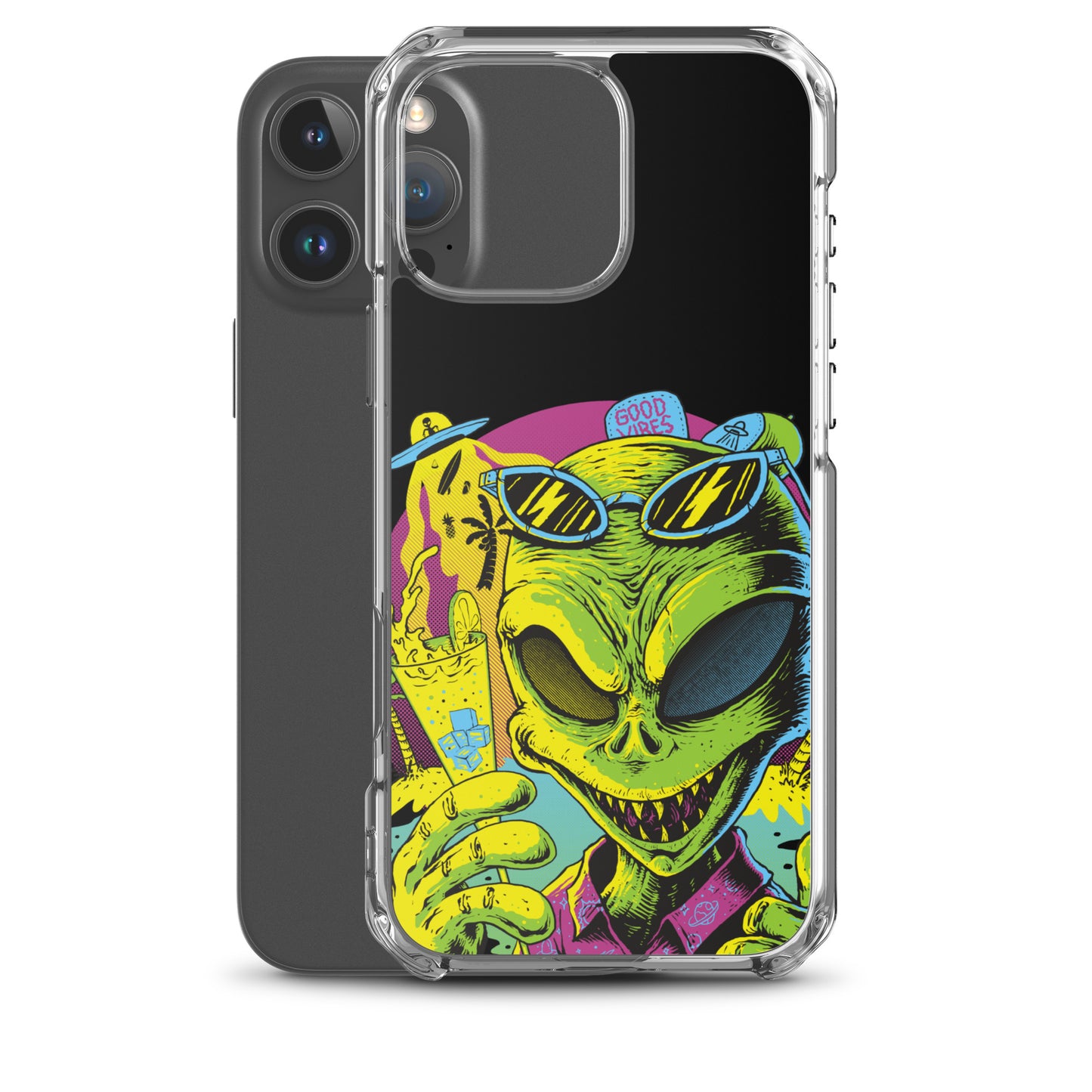 Cool Alien Clear Case for iPhone®