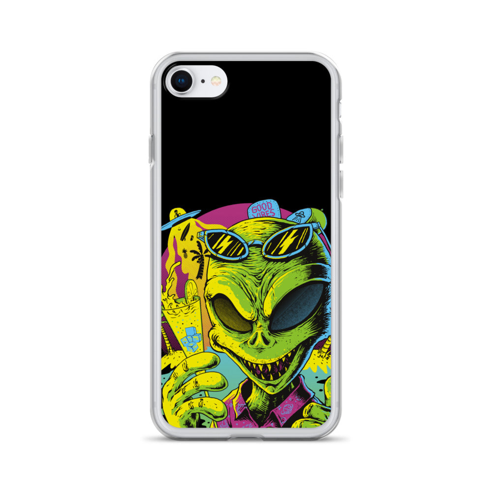 Cool Alien Clear Case for iPhone®