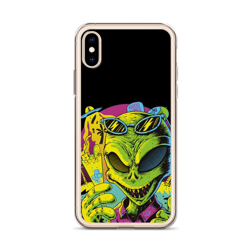 Cool Alien Clear Case for iPhone®
