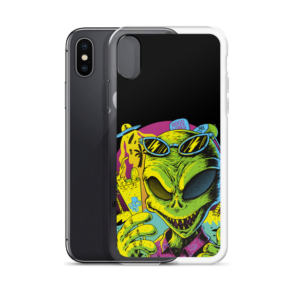 Cool Alien Clear Case for iPhone®
