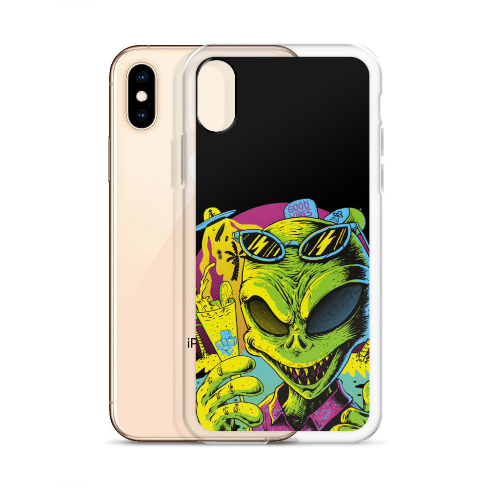 Cool Alien Clear Case for iPhone®
