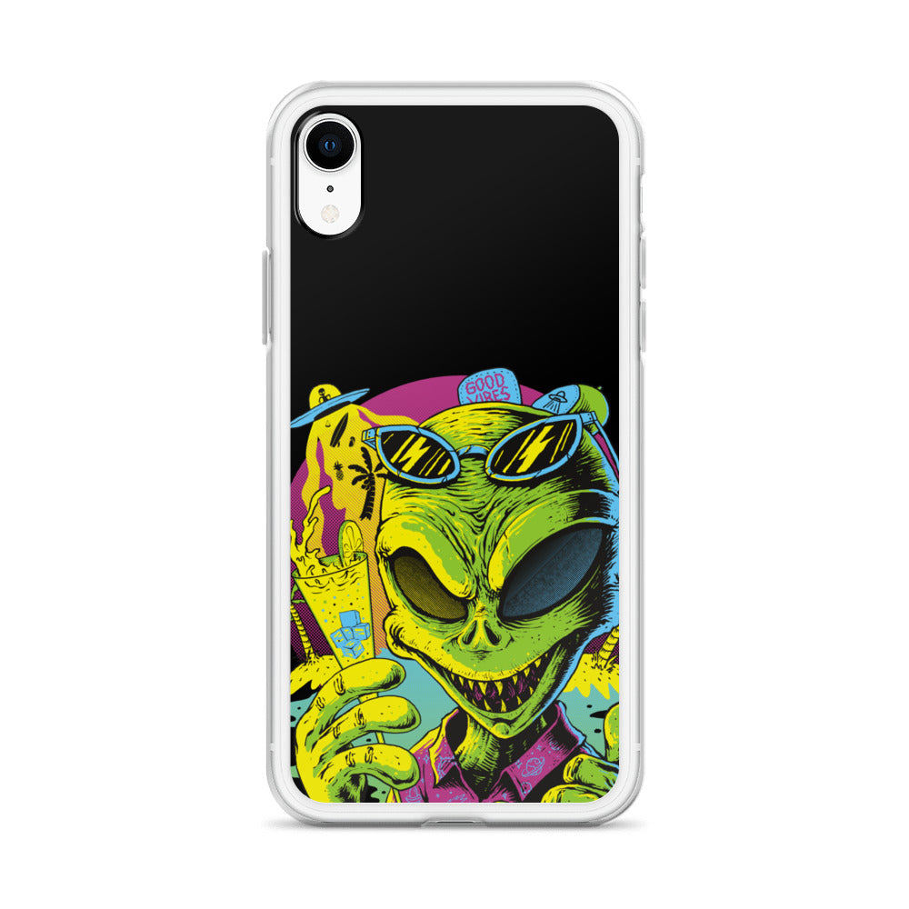 Cool Alien Clear Case for iPhone®