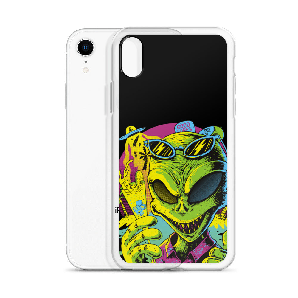 Cool Alien Clear Case for iPhone®