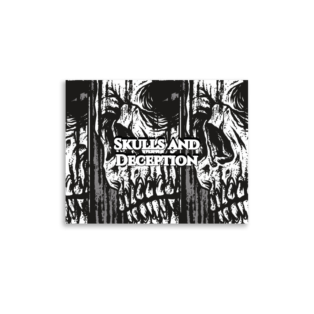 Skulls and Deceptions Poster