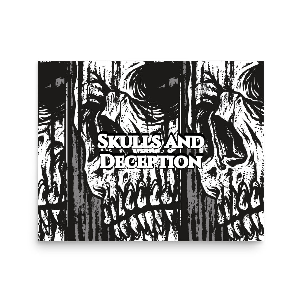 Skulls and Deceptions Poster