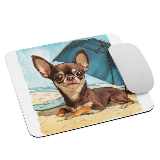Chihuahua sunbathing Mouse pad