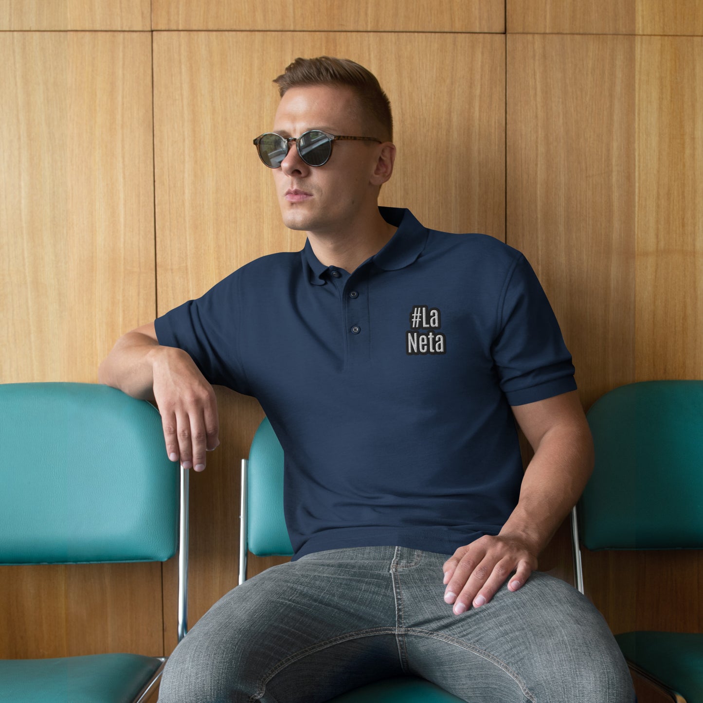 #La Neta Men's Premium Polo