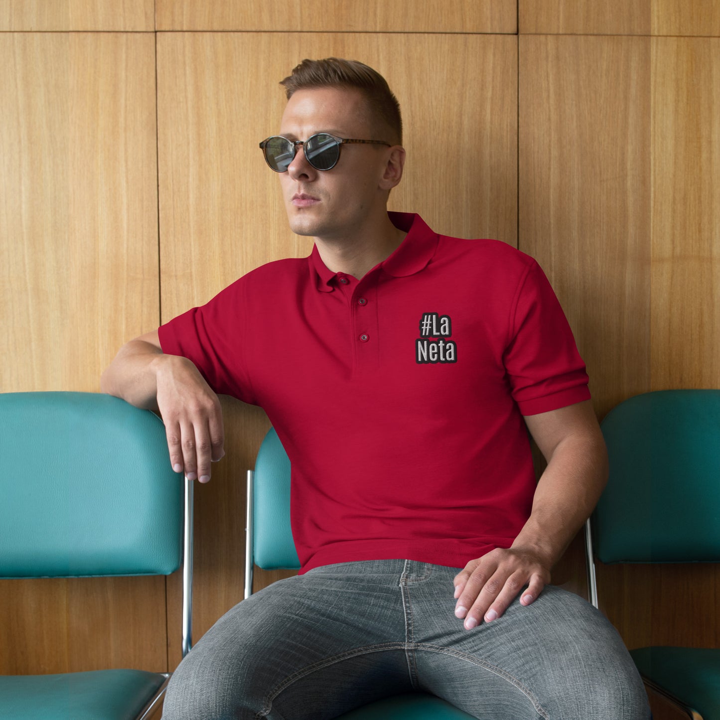 #La Neta Men's Premium Polo
