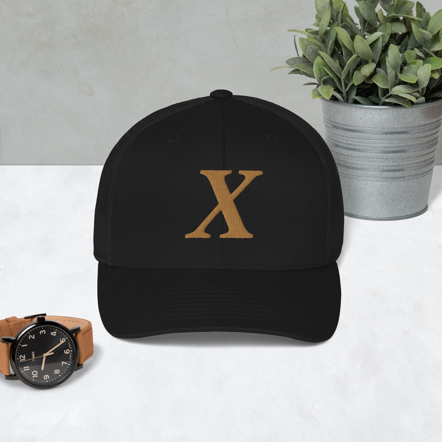 X Gold Trucker Cap