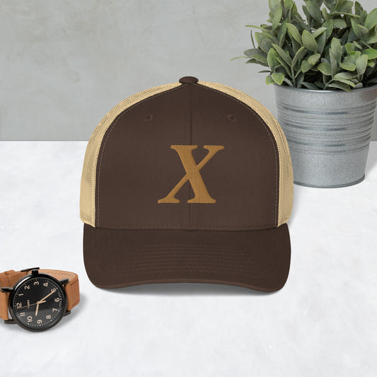 X Gold Trucker Cap