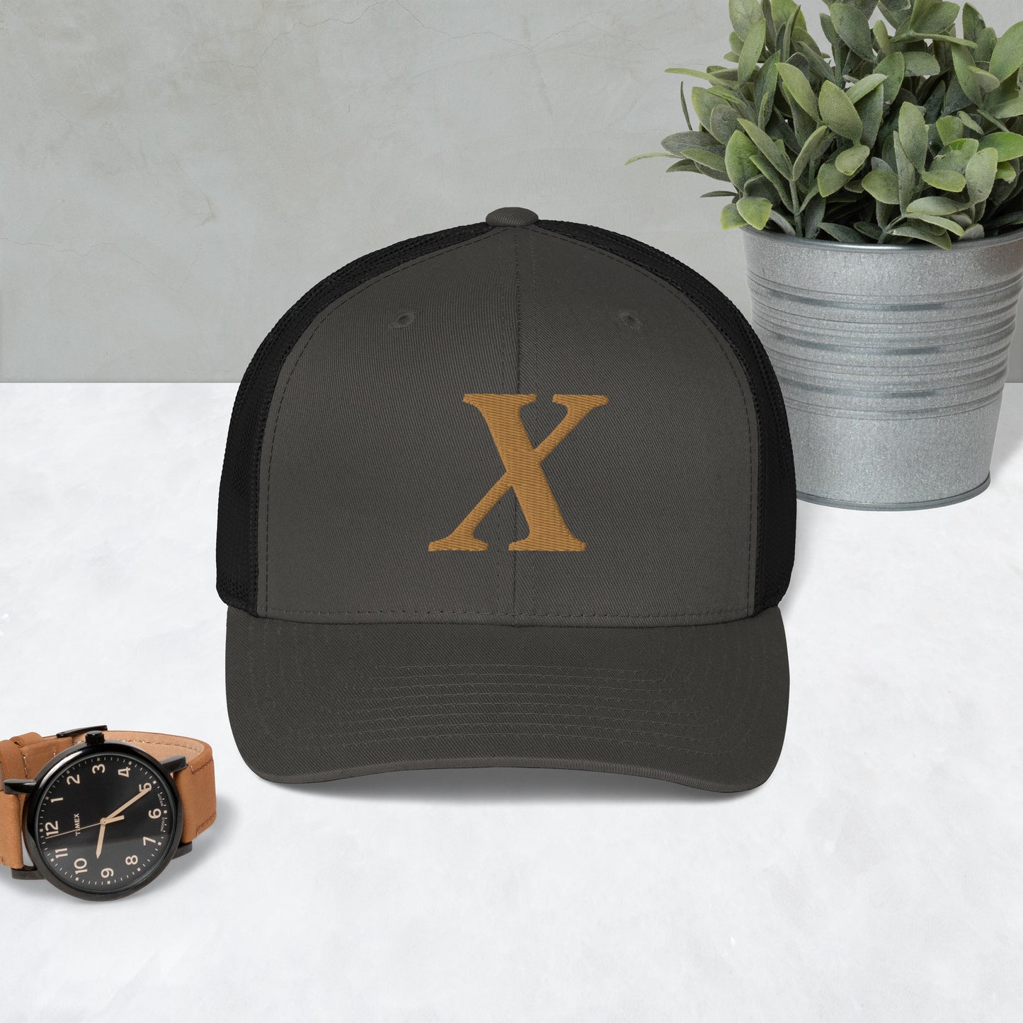 X Gold Trucker Cap