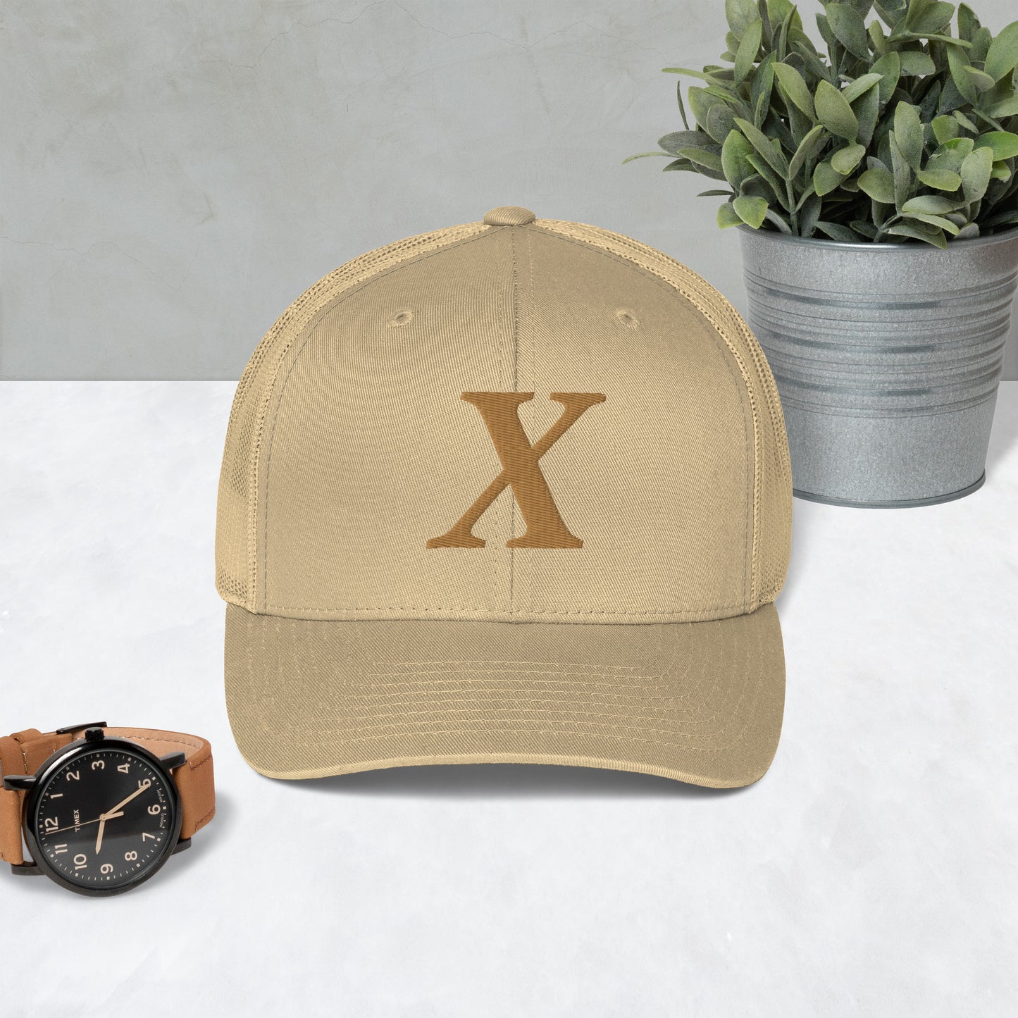 X Gold Trucker Cap