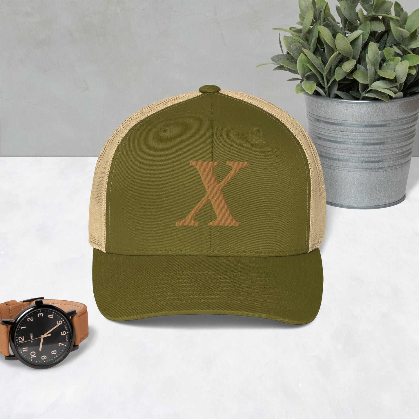 X Gold Trucker Cap