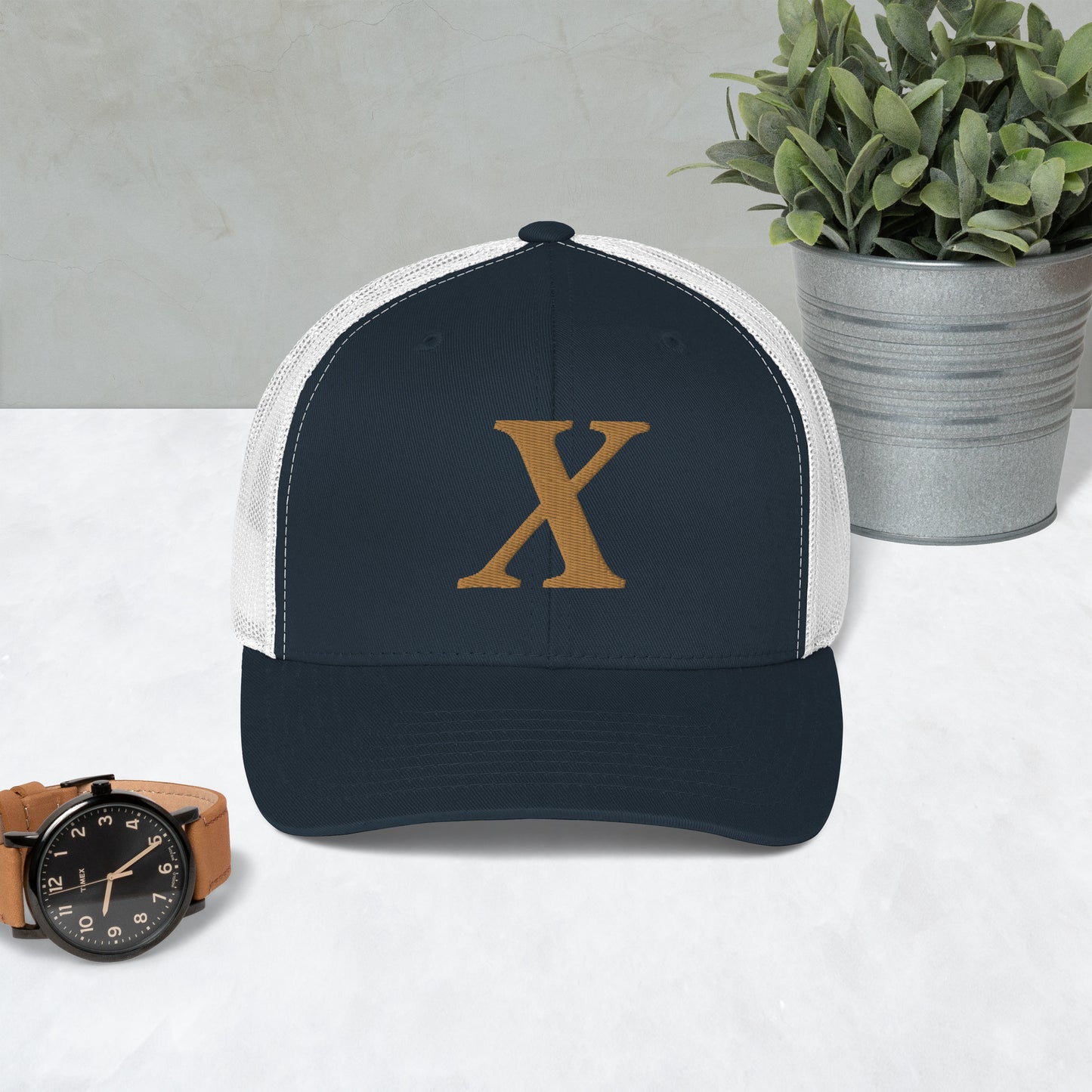 X Gold Trucker Cap