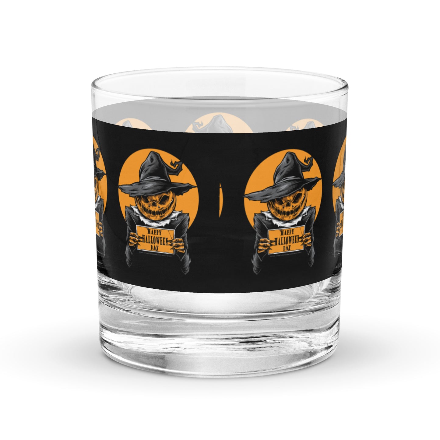 Happy Halloween's Day Rocks glass