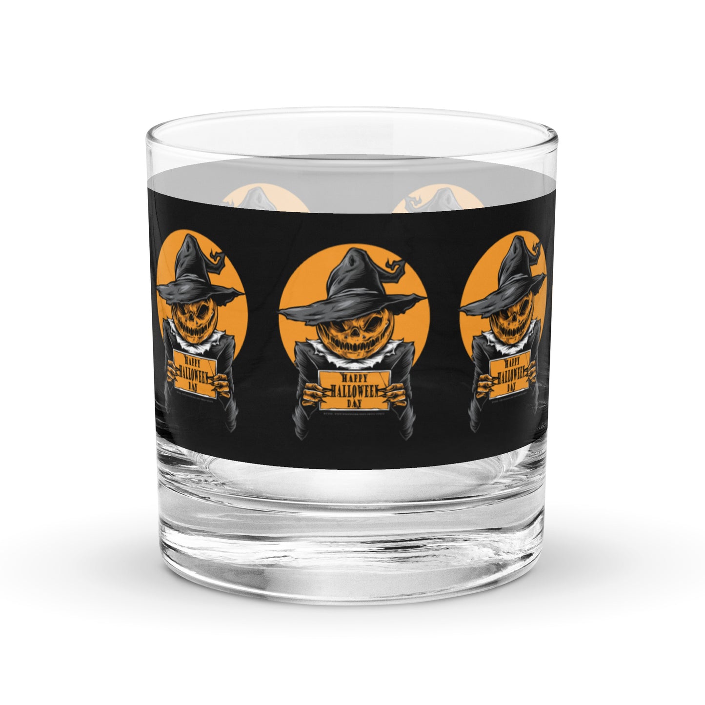 Happy Halloween's Day Rocks glass