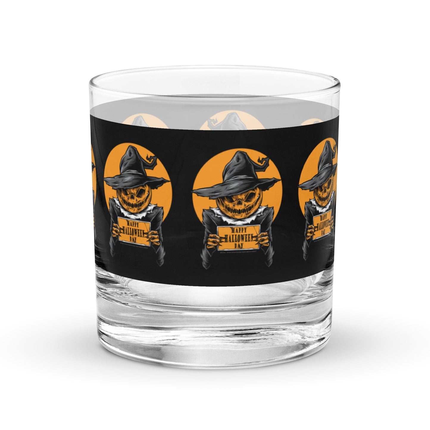 Happy Halloween's Day Rocks glass