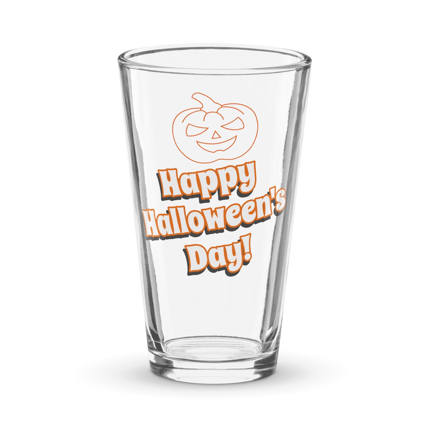 Happy Halloween's Day Shaker pint glass