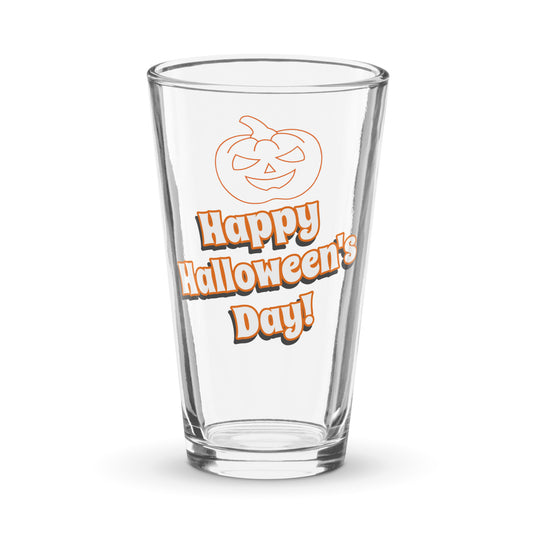 Happy Halloween's Day Shaker pint glass