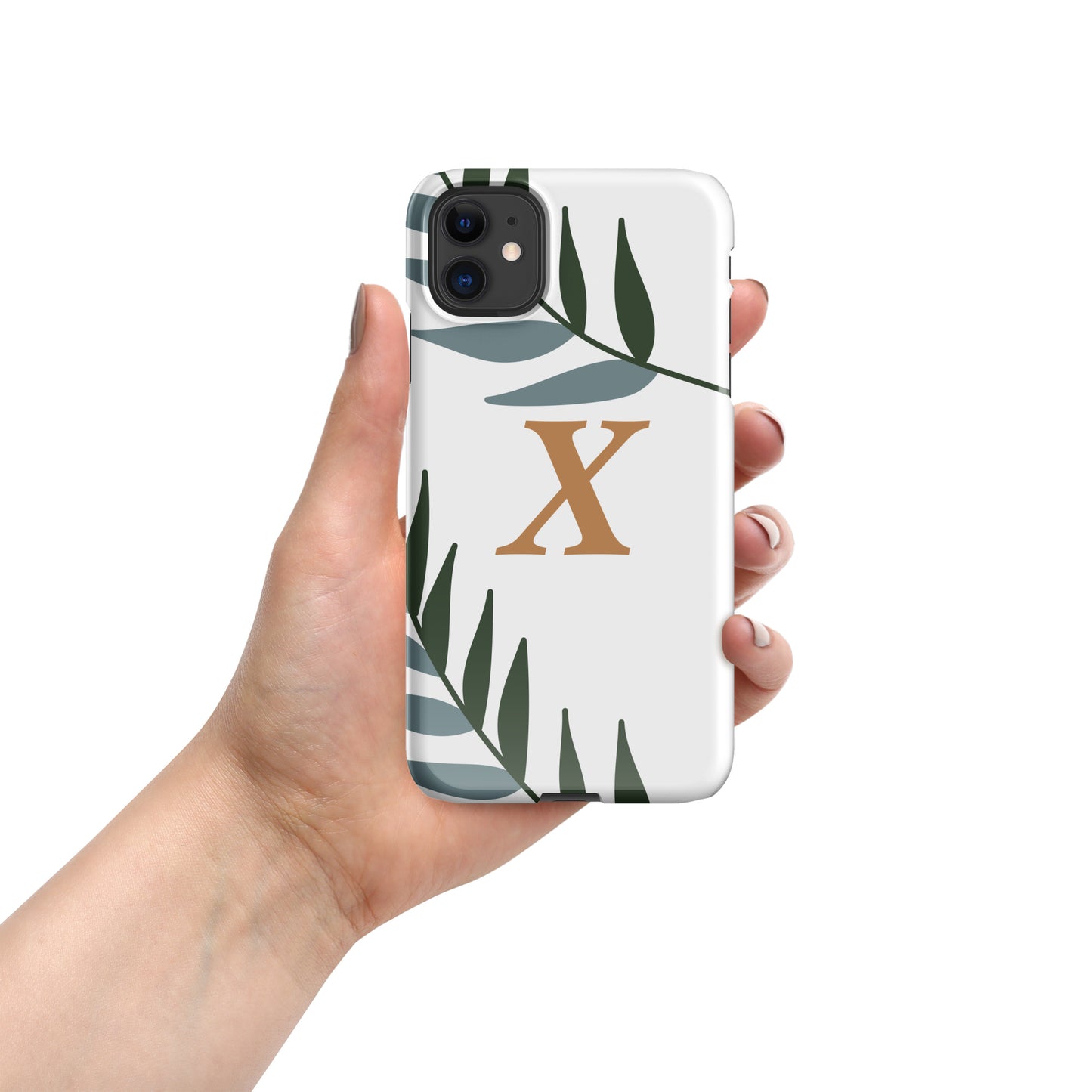 X Gold White Snap case for iPhone®