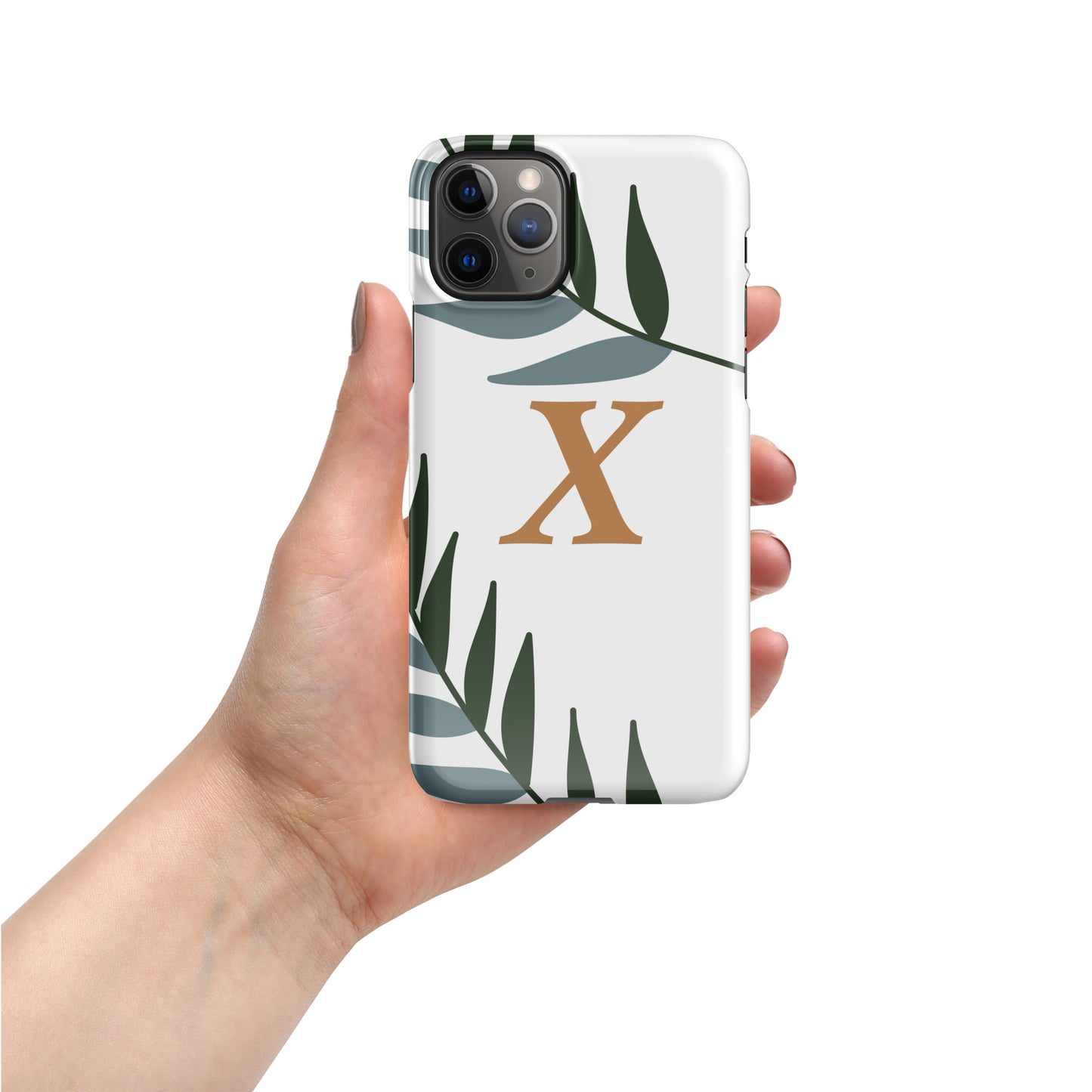 X Gold White Snap case for iPhone®